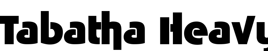Tabatha Heavy Regular Font Download Free